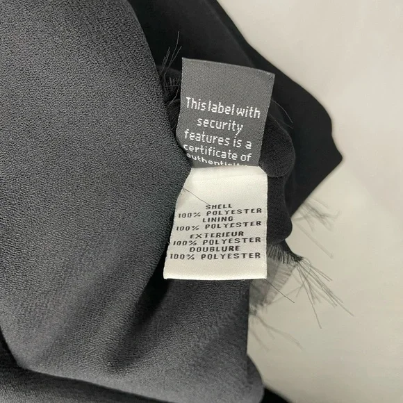 DVF Black Cowl-Neck Knee-Length Shift Dress S / 4 - Picture 9 of 9